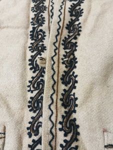 Vintage Embroidered Wool Cardigan