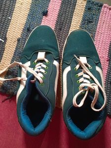Mens Green Colour Casual Shoes