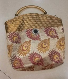 Peacock Feather Handbag