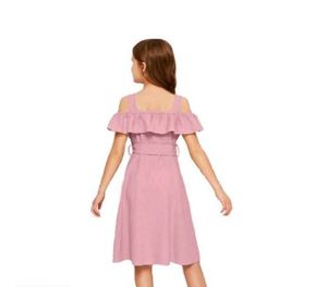 Off-Shoulder Frock With Belt