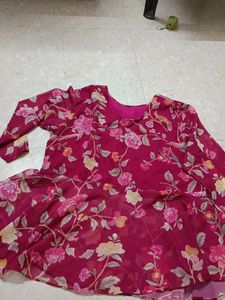 Floral Print Chiffon Blouse
