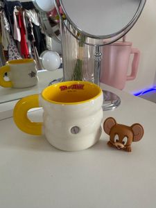 NEW With Tag Tom &amp; Jerry MAGNETIC Ceramic Cup