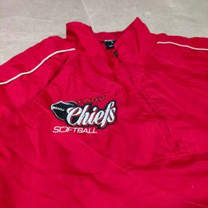 Red Branded Jacket