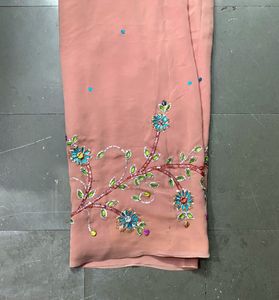 Full Hand Embroidery Saree