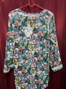 Floral Embroidered Kurta