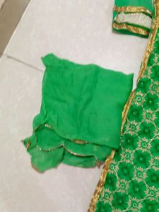 Green Kurta Set