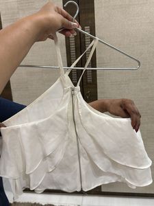 White Shein Halter Top