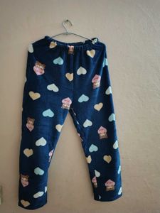 Cute Bear & Heart Pajama Pants