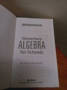 Elementary Algebra for Schools