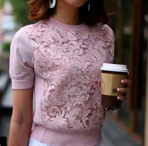Pink Lace Top