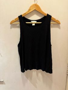 H&M Beautiful Black Tank Top