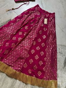 Rani Pink Lehenga Choli Set