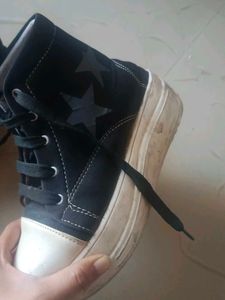 Star Design High Top Sneakers