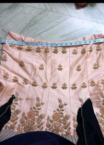 Peach Lehenga Choli Set