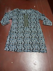 Floral Print Kurta