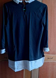 ✅❤️118. Black Collar Shirt Top Effect❤️✅