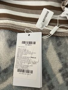 Striped Knot Tube Top