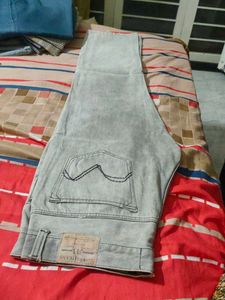 Gray Denim Jeans