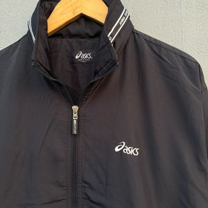 Asics Black Windbreaker Jacket