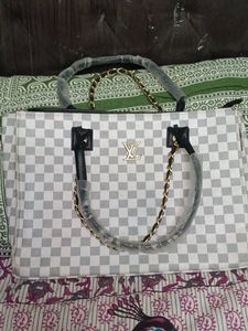 Checkered Handbag