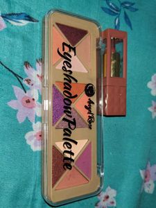 📌 eyeshadow palette and lipstick💄/combo🎀