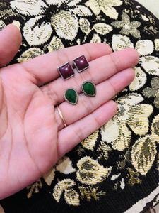 Stud Earrings - Set of 4