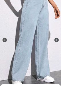 Light Wash Wide Leg Jeans