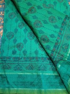 Block Print Cotton Saree