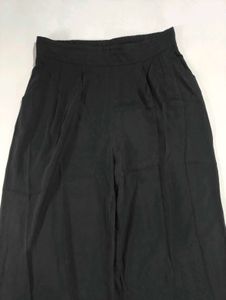 Black Wide Leg Women&#39;s Plazzo | Free Size