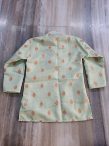 Pista Green Traditional Wear For Boys