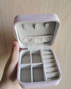Pink Travel Jewelry Box