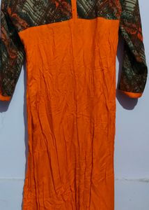 Orange Kurti
