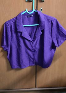 Purple Crop Top