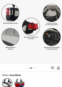 Gym Bag With Shoe Compartment