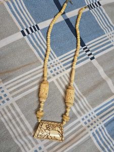 Unique Carved Pendant Necklace