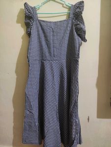 Gingham Ruffle Dress