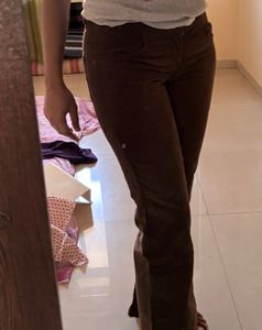 Low Rise Corduroy Bootcut Jeans
