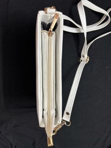 White Colour Sling Bag Women