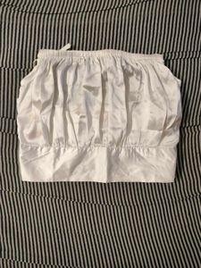White satin top