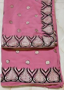💓😍Elegant Pink Saree💓😍