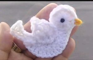 Cute Crochet Birds Keychain And Charms