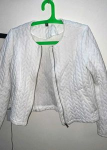 White Quilted Jacket
