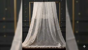 White Organza Dupatta