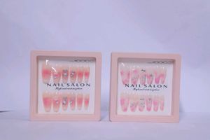Press On Nails With Glue Sticker