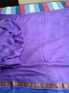 Purple Saree