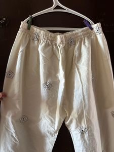 Embroidered White Ethnic Coord Set From Jaipur