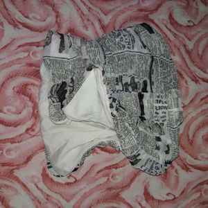 Zara Newspaper Corset Top