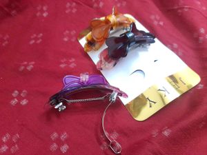 Bow Hair Clips - Set of 3
