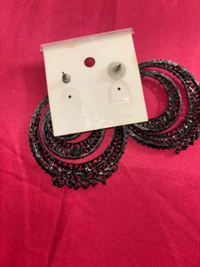 Black Statement Earrings