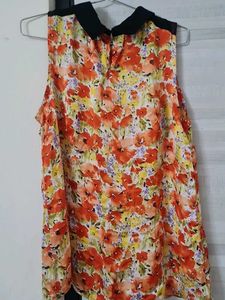 Floral Sleeveless Top